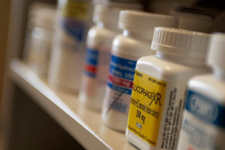 Pharmacy shelf