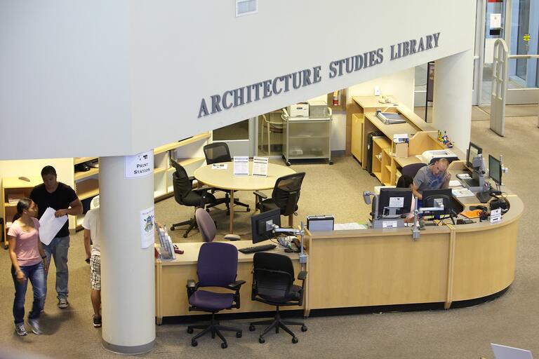 Checkout desk